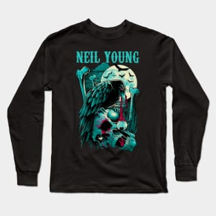 NEIL YOUNG BAND MERCHANDISE Long Sleeve T-Shirt